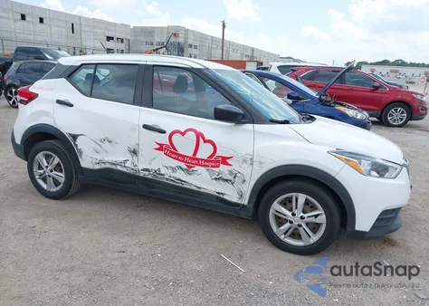 2020 Nissan Kicks S Xtronic Cvt z USA, uszkodzony, nr VIN 3N1CP5BV6LL528425